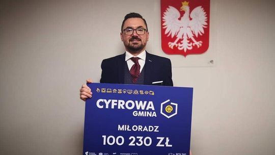 100 230 zł dla Gminy Miłoradz w ramach programu "Cyfrowa gmina"