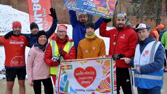 165 parkrun Zamek w Malborku gra dla WOŚP.