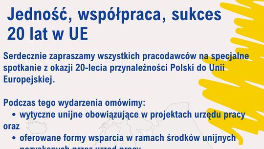 20 lat Polski w UE. Spotkanie dla pracodawców w Malborku.