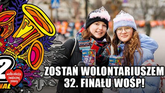 32. Finał WOŚP. Rejestracja wolontariuszy i wolontariuszek w Malborku.