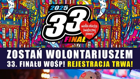 33. Finał WOŚP . Nabór wolontariuszy w Malborku.