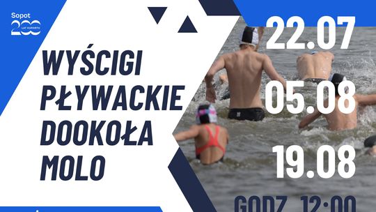 5 sierpnia startuje „Wyścig pływacki dookoła molo im. Jacka Starościaka #2” i Sopocki Maraton Pływacki