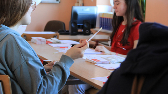 Akcja DKMS w Technikum nr 3 w Malborku.