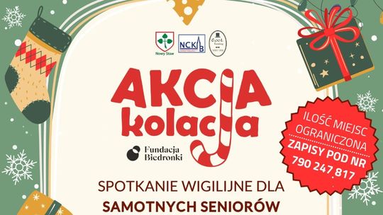 "Akcja kolacja" - przedświąteczne spotkanie w Nowym Stawie.