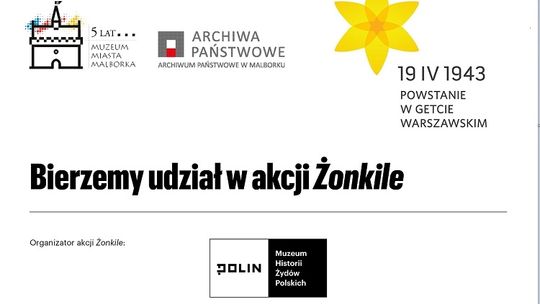 "Akcja Żonkile". Zajęcia dla uczniów klas IV — VIII w Muzeum Miasta Malborka