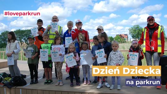 Aktywny Dzień Dziecka z parkrun Zamek w Malborku.