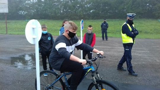 Bągart. Egzamin na kartę rowerową w Szkole Podstawowej