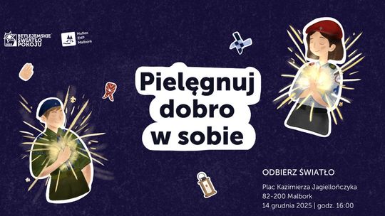 Betlejemskie Światło Pokoju w Malborku.