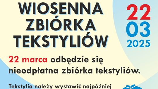 Bezpłatna wiosenna zbiórka tekstyliów w Malborku.