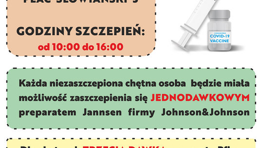 Bezpłatne szczepienia przeciwko COVID-19 w Urzędzie Miasta Malborka