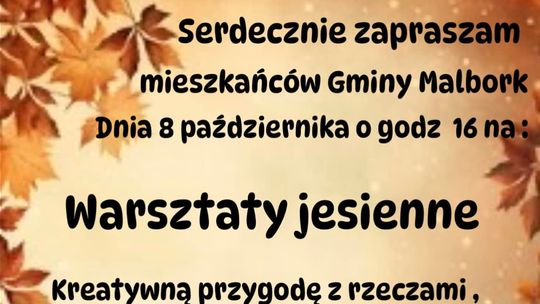 Bezpłatne warsztaty jesienne w Cisach.