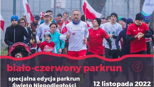 Biało - Czerwony parkrun w Malborku.