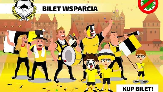 "Bilet wsparcia - zapełniamy wirtualny stadion Pomezanii" - akcja Pomezanii Malbork