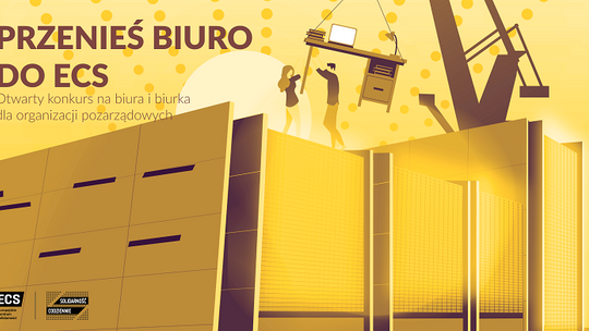 Biura i biurka dla trzeciego sektora w ECS. Konkurs ofert