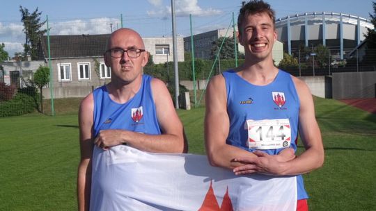 Brązowy medal w biegu na 100m zawodnika Szkolnego Klubu Sportowego Sokół II LO Malbork