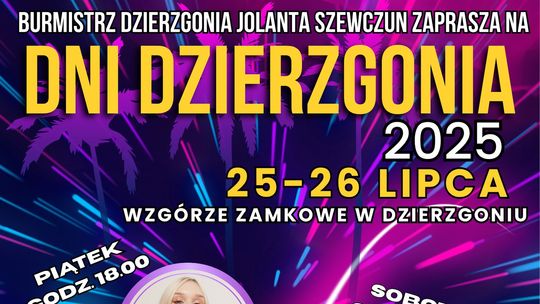 Bryska i Kombii zagrają podczas Dni Dzierzgonia 2025.