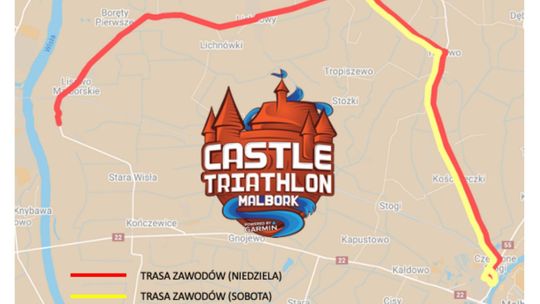 Castle Triathlon Malbork 2023. Uwaga na utrudnienia w ruchu.