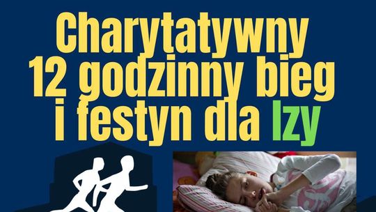 Charytatywny, 12-godzinny bieg i festyn dla Izy w Nowym Stawie.