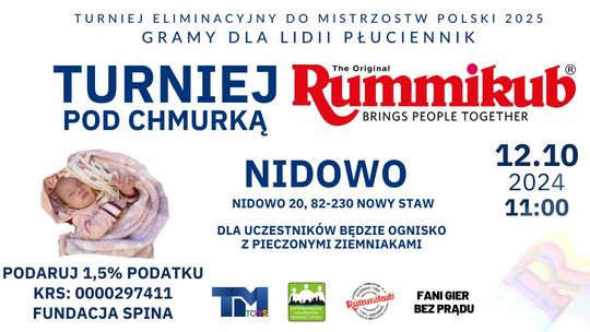 Charytatywny turniej eliminacyjny w Rummikub w Nidowie.