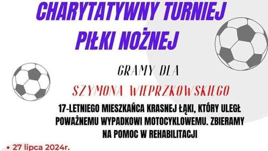 Charytatywny Turniej Piłki Nożnej w Mikołajkach Pomorskich.