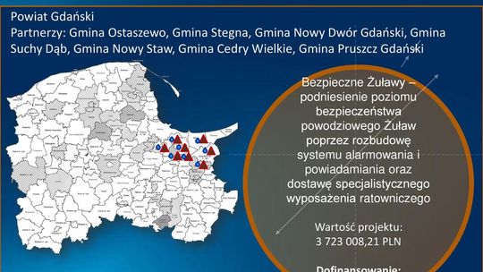 Dobiega końca realizacja projektu "Bezpieczne Żuławy".