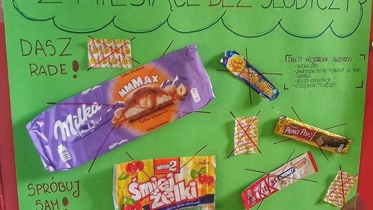 "Dwa miesiące bez słodyczy" - akcja w ZSP nr 3 w Malborku