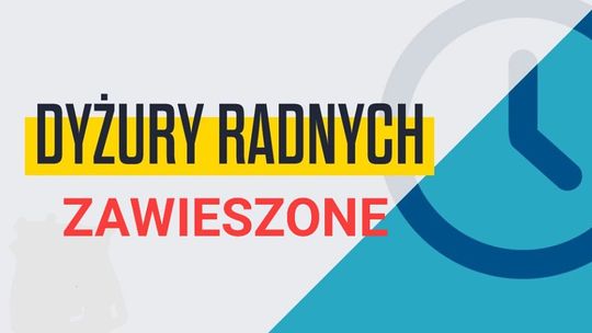 Dyżury Radnych Miasta Malborka zawieszone do odwołania.