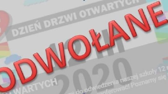 Dzień drzwi otwartych w SP nr 6 w Malborku odwołany 