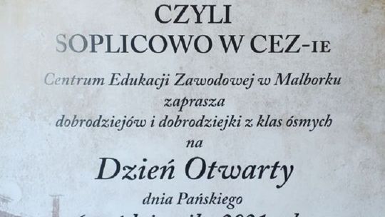 Dzień otwarty w malborskim Centrum Edukacji Zawodowej.