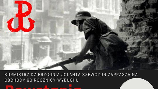 Dzierzgoń. Obchody 80. rocznicy wybuchu Powstania Warszawskiego.