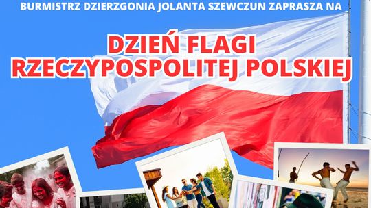 Dzierzgoń. Obchody Dnia Flagi Rzeczypospolitej Polskiej.