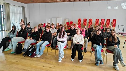 Edukacyjna wycieczka uczniów Technikum nr 3 w Malborku.