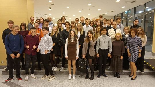 „Elita teatralna” malborskiego Technikum nr 3 w Teatrze Muzycznym