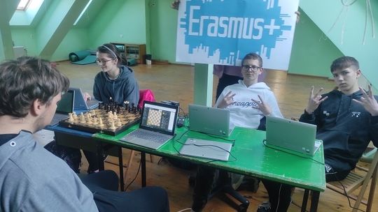 "Erasmus chess" w Technikum nr 3 w Malborku