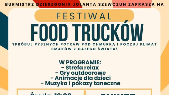 Festiwal Food Trucków w Dzierzgoniu.