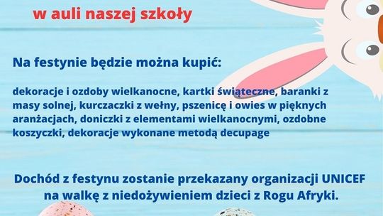 Festyn Wielkanocny w Zespole Szkolno-Przedszkolnym nr 1 w Malborku.