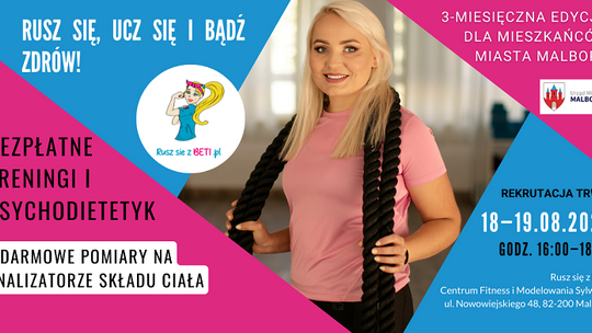 Fundacja Endorfina zaprasza mieszkańców Malborka na bezpłatną analizę składu ciała.
