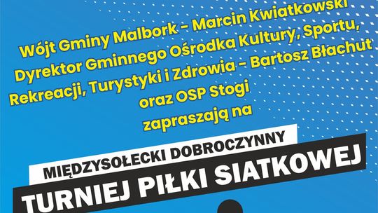 Gmina Malbork. Międzysołecki Dobroczynny Turniej Piłki Siatkowej