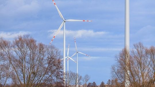 Gmina Miłoradz. Zakaz wstępu na nowe ciągi komunikacyjne w pobliżu powstającej farmy wiatrowej. 