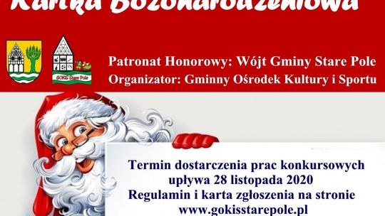 Gmina Stare Pole. „Najpiękniejsza Kartka Bożonarodzeniowa 2020”. Konkurs dla dzieci i młodzieży