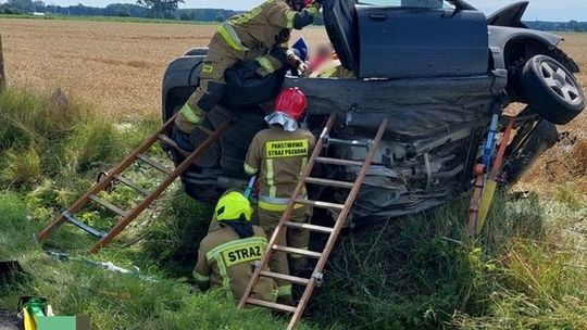 Groźny wypadek w Mątowach Wielkich - Policja apeluje o ostrożność!