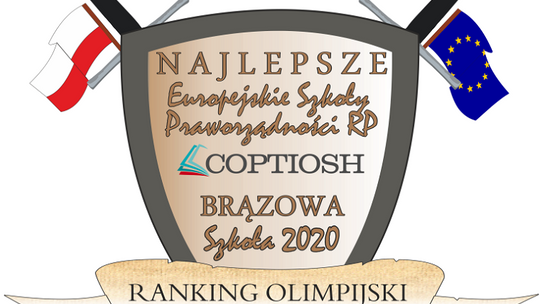 I LO w Malborku BRĄZOWA SZKOŁĄ EUROPEJSKIEJ PRAWORZĄDNOŚCI RP 2020