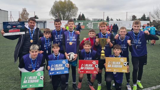 I miejsce w wojewódzkim finale turnieju "Z Orlika na Stadion" w kategorii U-15 dla SP nr 1 w Malborku.