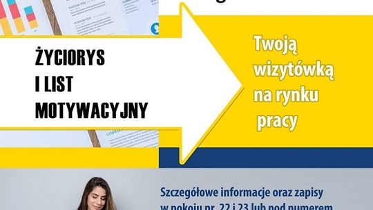 Jak napisać atrakcyjne CV? Powiatowy Urząd Pracy w Malborku zaprasza na webinar.