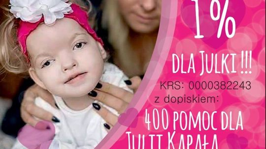 Julka z Malborka wciąż potrzebuje naszej pomocy - dziewczynka dzielnie walczy z ciężką chorobą