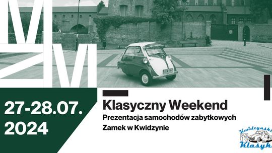 "Klasyczny weekend". Prezentacja aut zabytkowych na zamku w Kwidzynie.