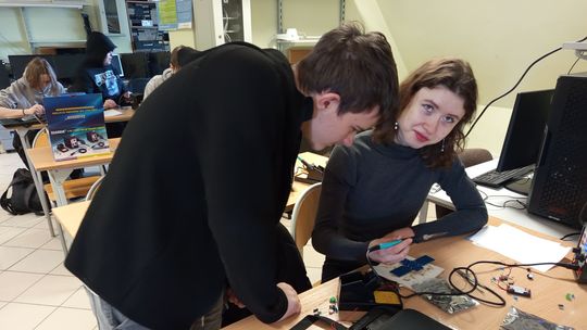 „Klucz do kosmosu …” w Technikum nr 3 w Malborku.