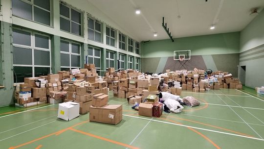 Kolejne dary dla obywateli Ukrainy przebywających w Malborku.