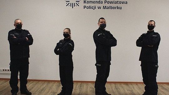 Kolejni nowi policjanci w malborskiej komendzie. I Ty możesz zostać jednym z nas!