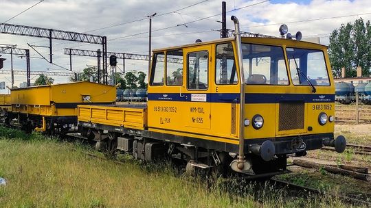 Kolejowy sprzęt w nowej roli i miejscu.